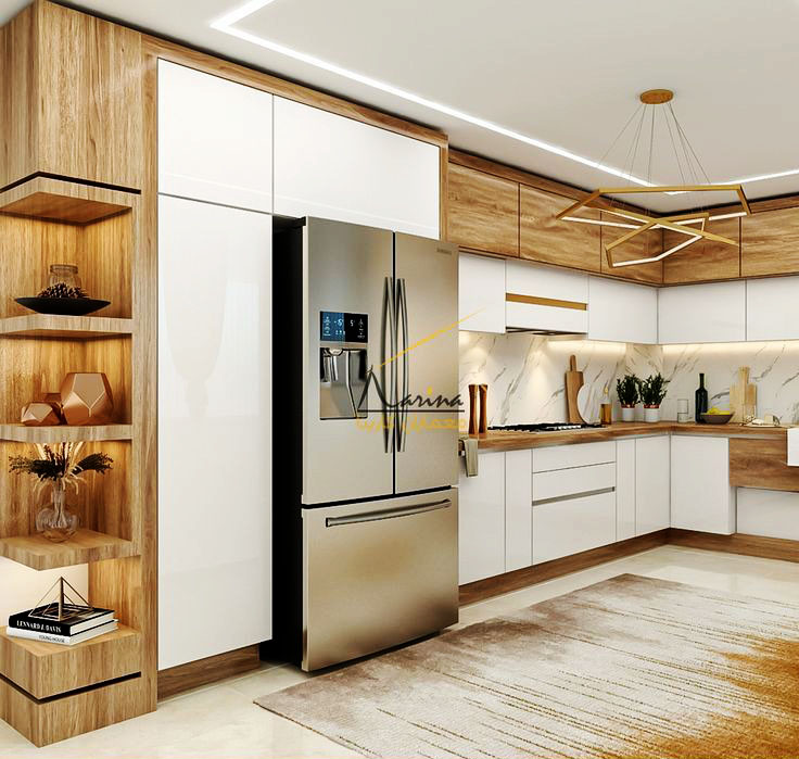 دکوری ورودی آشپزخانه؛ پلی بین زیبایی و کارایی