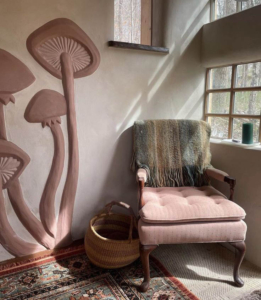 استفاده از طرح قارچ در دکوراسیون داخلی